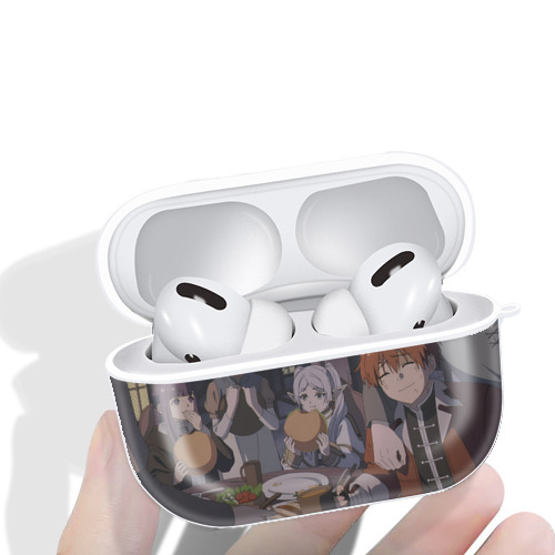 葬送のフリーレン Frieren 【AirPods Pro用】ハードシェル保護ケース 耐衝撃・防指紋・カラビナ付き商品仕様