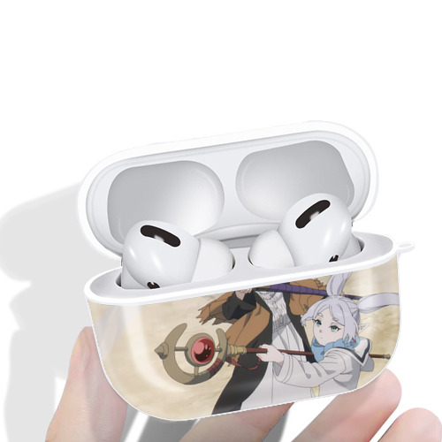 葬送のフリーレン Frieren 【AirPods Pro用】ハードシェル保護ケース 耐衝撃・防指紋・カラビナ付き商品仕様