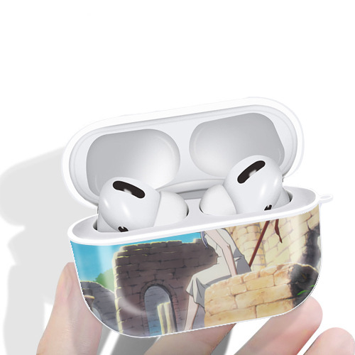 葬送のフリーレン Frieren 【AirPods Pro用】ハードシェル保護ケース 耐衝撃・防指紋・カラビナ付き商品仕様