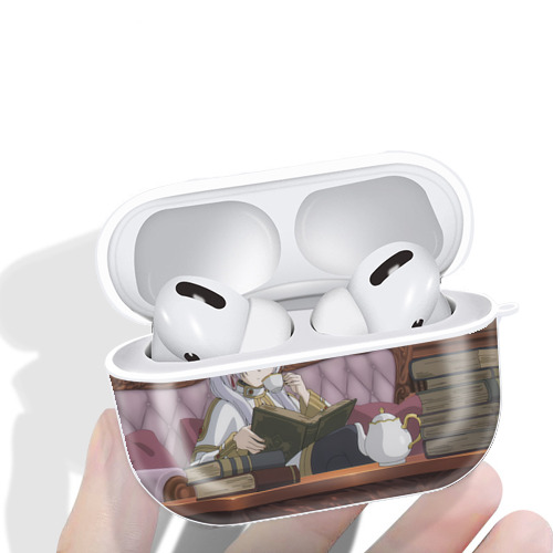 葬送のフリーレン Frieren 【AirPods Pro用】ハードシェル保護ケース 耐衝撃・防指紋・カラビナ付き商品仕様