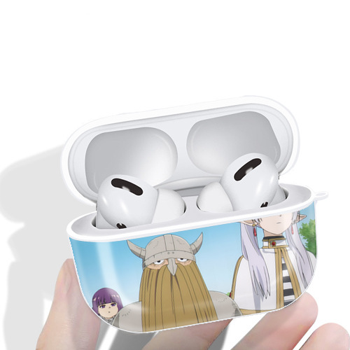 葬送のフリーレン Frieren 【AirPods Pro用】ハードシェル保護ケース 耐衝撃・防指紋・カラビナ付き商品仕様
