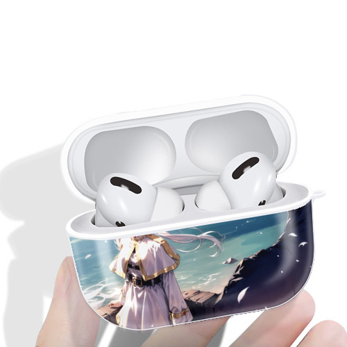 葬送のフリーレン Frieren 【AirPods Pro用】ハードシェル保護ケース 耐衝撃・防指紋・カラビナ付き商品仕様