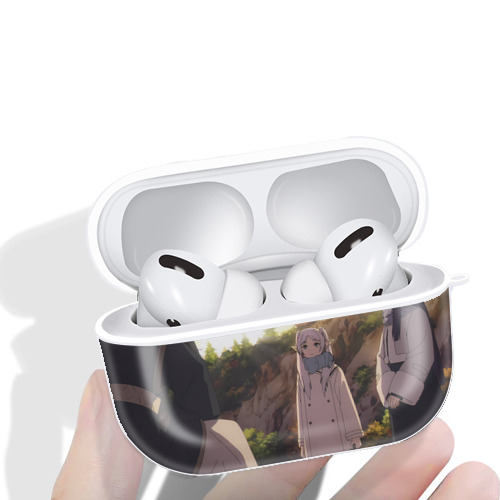 葬送のフリーレン Frieren 【AirPods Pro用】ハードシェル保護ケース 耐衝撃・防指紋・カラビナ付き商品仕様