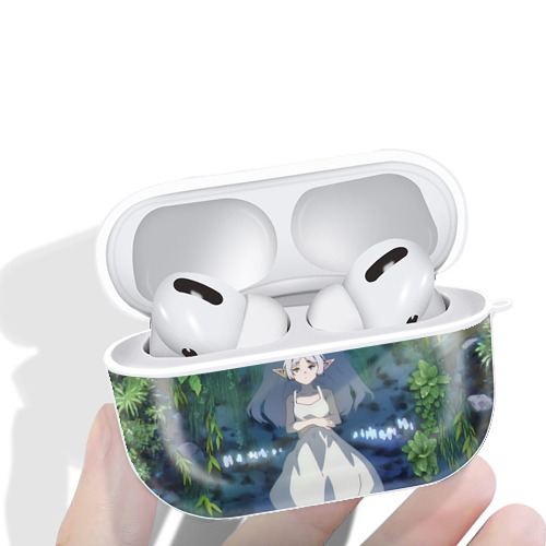 葬送のフリーレン Frieren 【AirPods Pro用】ハードシェル保護ケース 耐衝撃・防指紋・カラビナ付き商品仕様