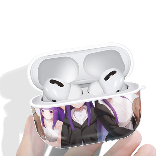 葬送のフリーレン Frieren 【AirPods Pro用】ハードシェル保護ケース 耐衝撃・防指紋・カラビナ付き商品仕様