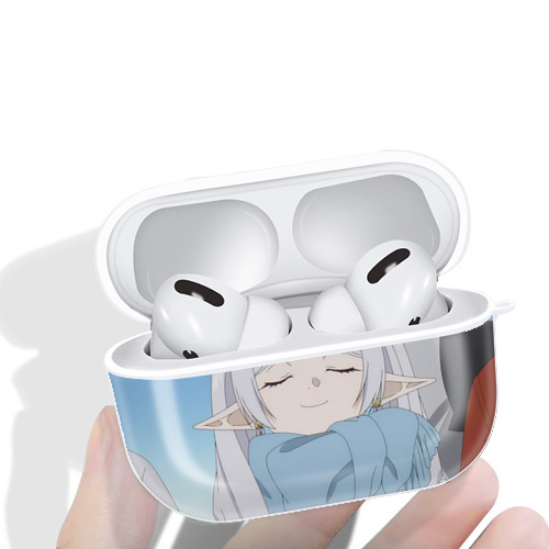 葬送のフリーレン Frieren 【AirPods Pro用】ハードシェル保護ケース 耐衝撃・防指紋・カラビナ付き商品仕様