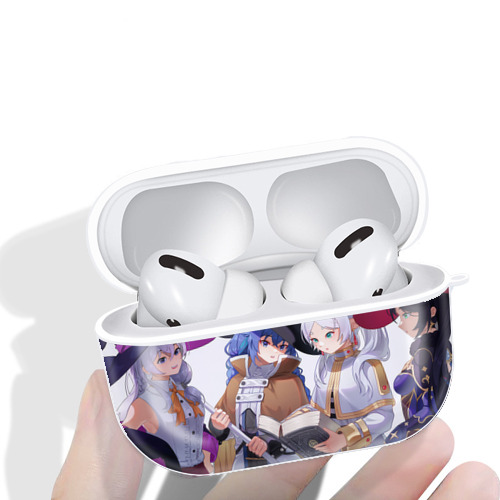 葬送のフリーレン Frieren 【AirPods Pro用】ハードシェル保護ケース 耐衝撃・防指紋・カラビナ付き商品仕様