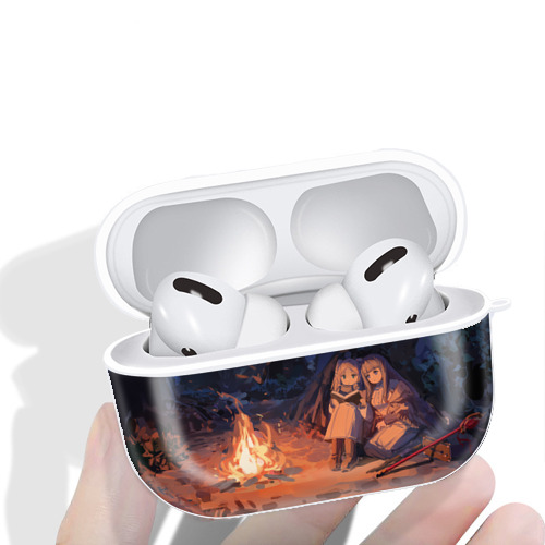 葬送のフリーレン Frieren 【AirPods Pro用】ハードシェル保護ケース 耐衝撃・防指紋・カラビナ付き商品仕様