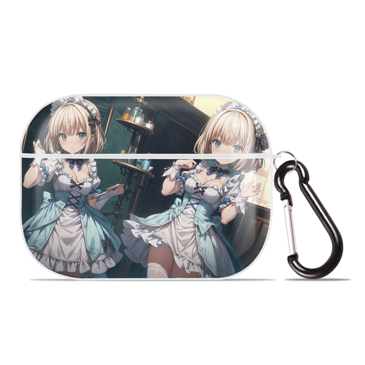 （画像用） 葬送のフリーレン Frieren 【AirPods Pro用】ハードシェル保護ケース 耐衝撃・防指紋・カラビナ付き商品仕様