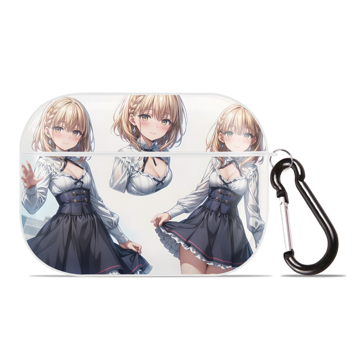 （画像用） 葬送のフリーレン Frieren 【AirPods Pro用】ハードシェル保護ケース 耐衝撃・防指紋・カラビナ付き商品仕様