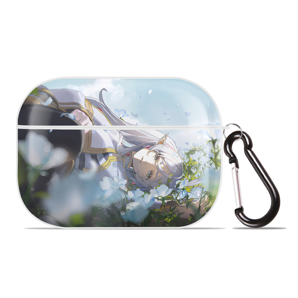 （画像用） 葬送のフリーレン Frieren 【AirPods Pro用】ハードシェル保護ケース 耐衝撃・防指紋・カラビナ付き商品仕様