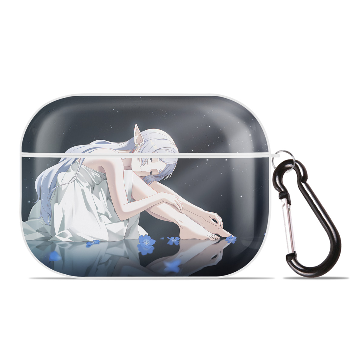（画像用） 葬送のフリーレン Frieren 【AirPods Pro用】ハードシェル保護ケース 耐衝撃・防指紋・カラビナ付き商品仕様