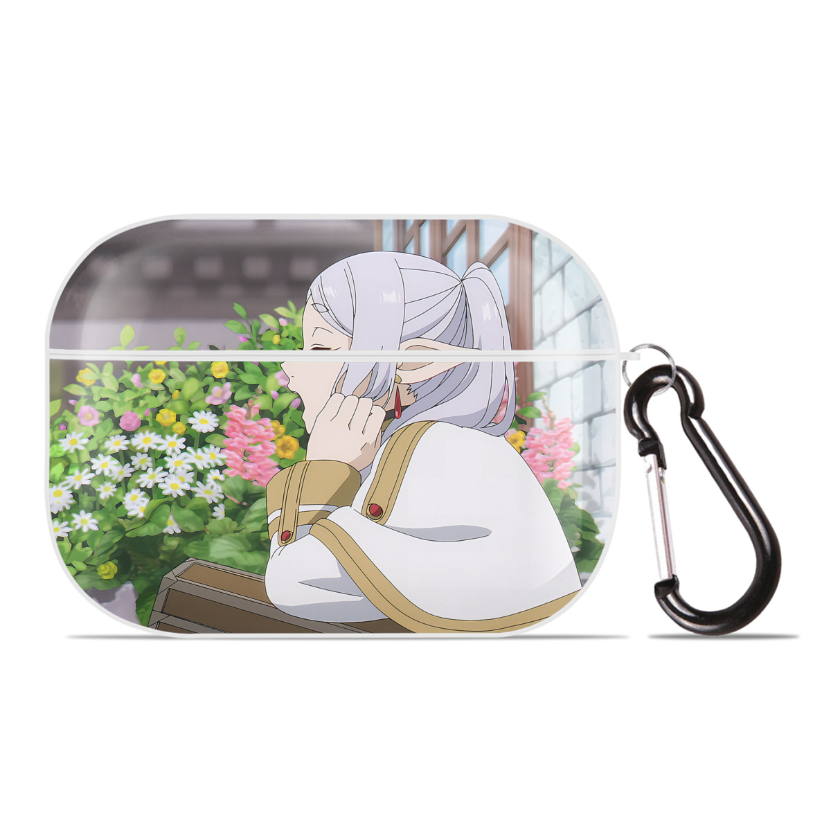 （画像用） 葬送のフリーレン Frieren 【AirPods Pro用】ハードシェル保護ケース 耐衝撃・防指紋・カラビナ付き商品仕様