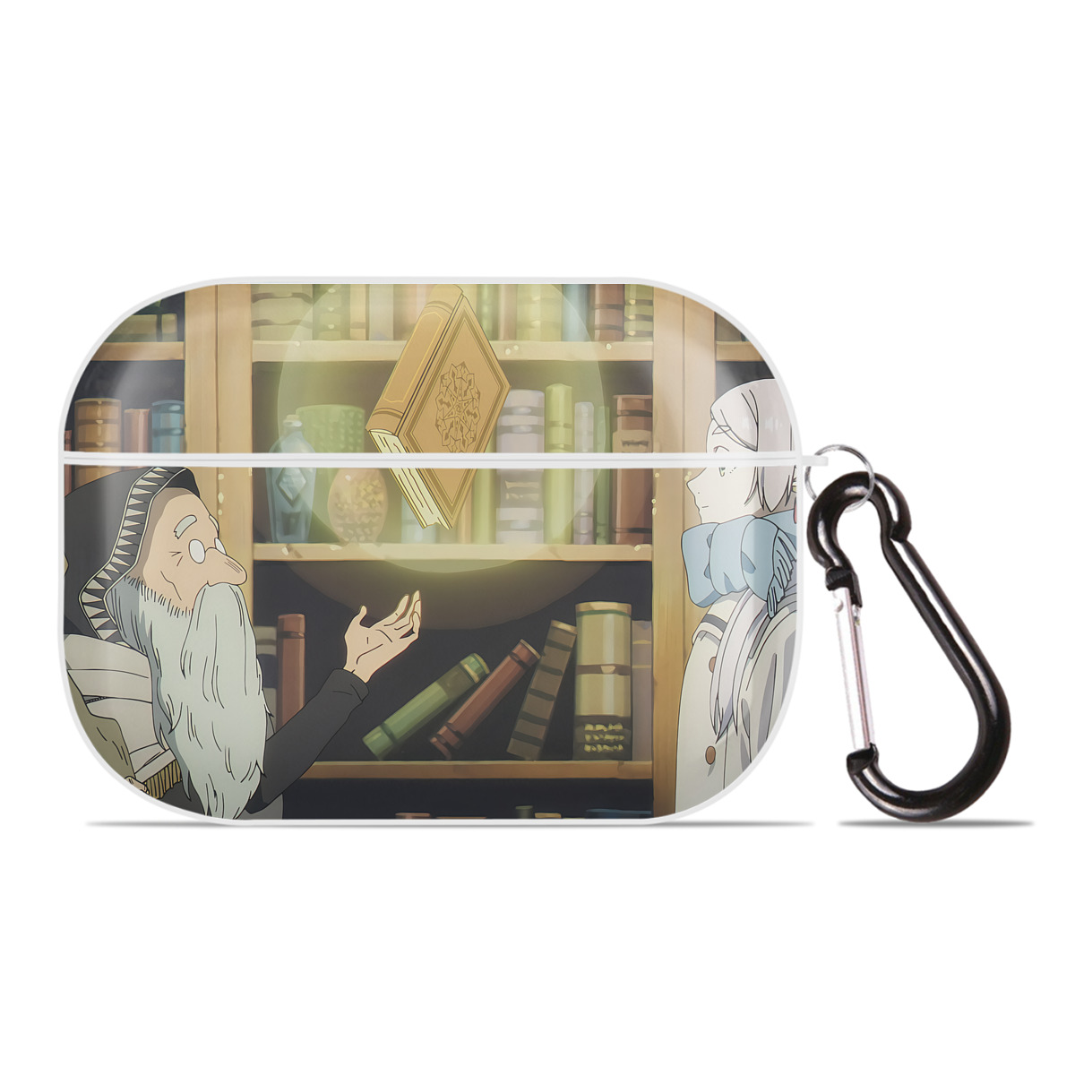 （画像用） 葬送のフリーレン Frieren 【AirPods Pro用】ハードシェル保護ケース 耐衝撃・防指紋・カラビナ付き商品仕様