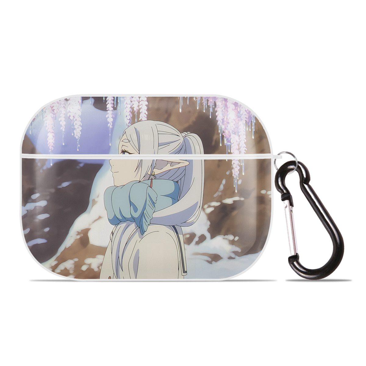 （画像用） 葬送のフリーレン Frieren 【AirPods Pro用】ハードシェル保護ケース 耐衝撃・防指紋・カラビナ付き商品仕様