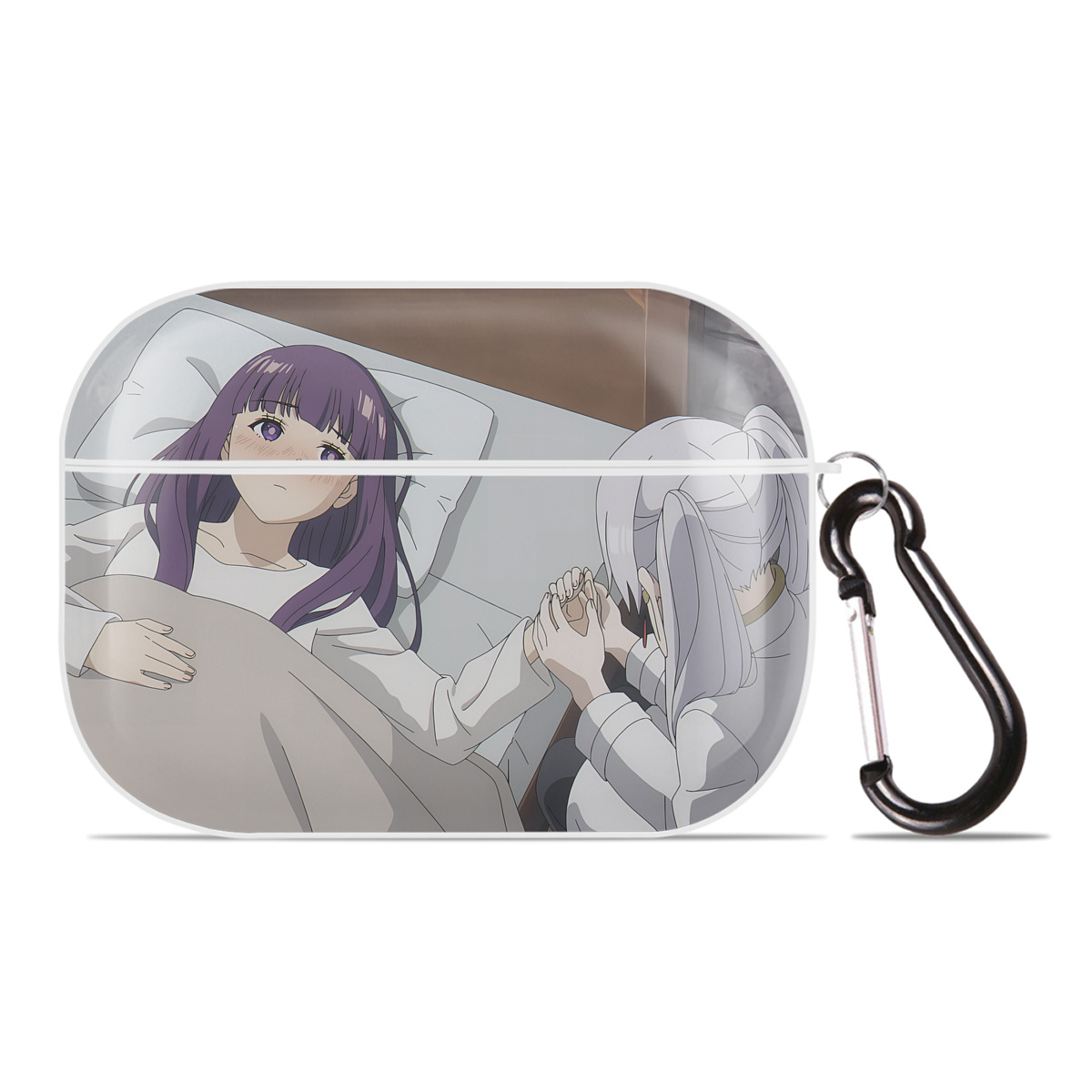 （画像用） 葬送のフリーレン Frieren 【AirPods Pro用】ハードシェル保護ケース 耐衝撃・防指紋・カラビナ付き商品仕様