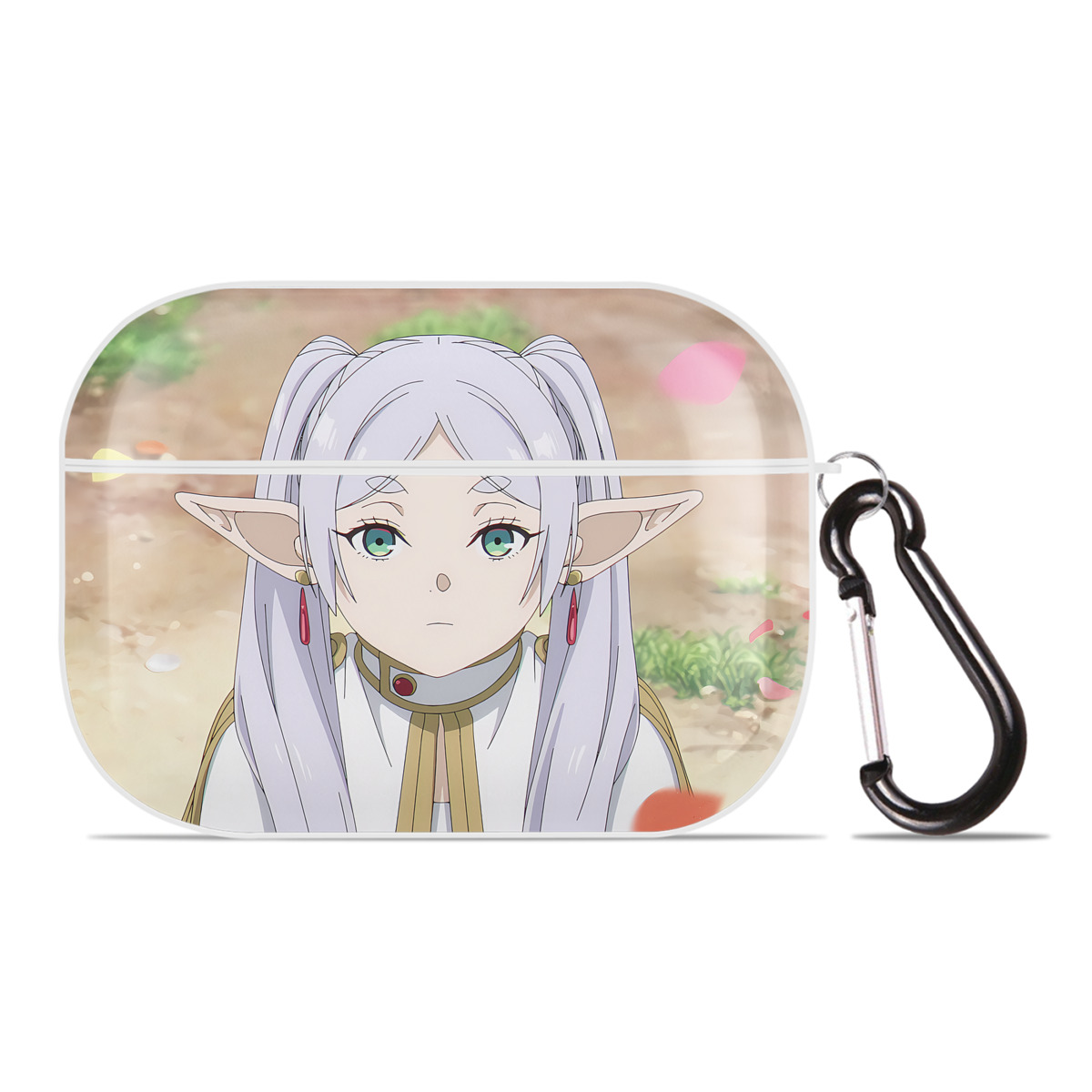 （画像用） 葬送のフリーレン Frieren 【AirPods Pro用】ハードシェル保護ケース 耐衝撃・防指紋・カラビナ付き商品仕様