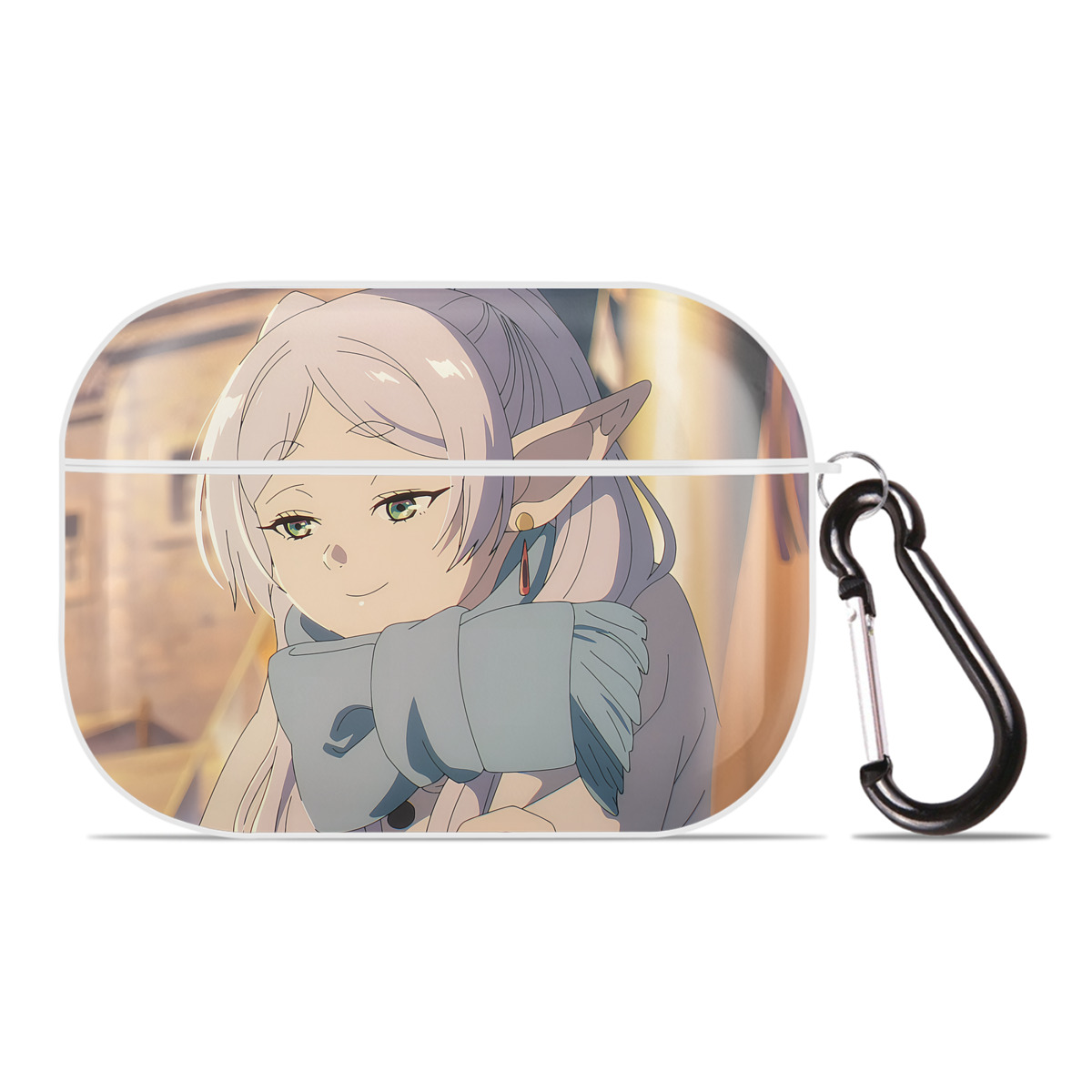 （画像用） 葬送のフリーレン Frieren 【AirPods Pro用】ハードシェル保護ケース 耐衝撃・防指紋・カラビナ付き商品仕様