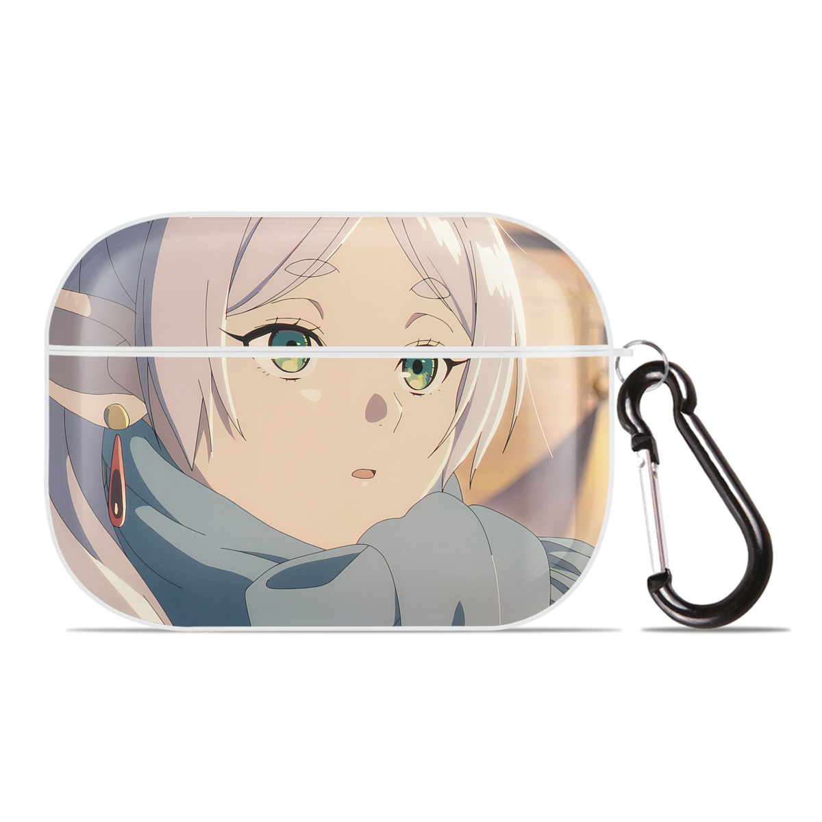 （画像用） 葬送のフリーレン Frieren 【AirPods Pro用】ハードシェル保護ケース 耐衝撃・防指紋・カラビナ付き商品仕様