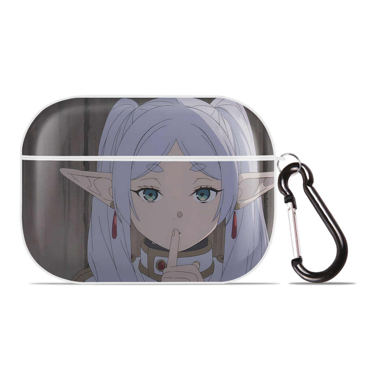 （画像用） 葬送のフリーレン Frieren 【AirPods Pro用】ハードシェル保護ケース 耐衝撃・防指紋・カラビナ付き商品仕様