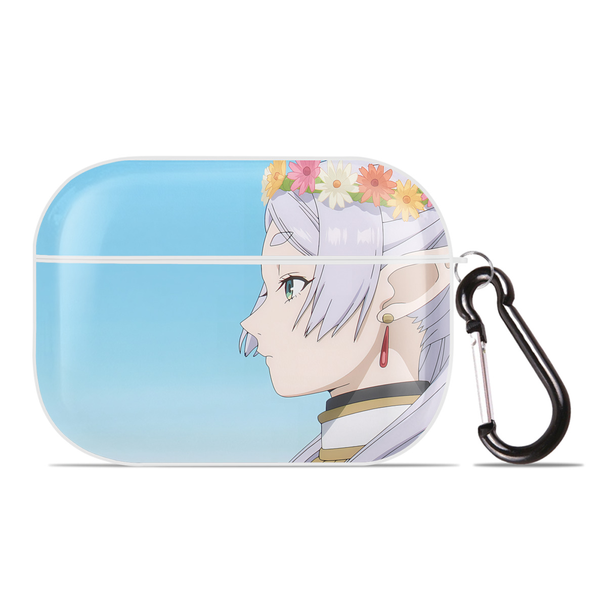 （画像用） 葬送のフリーレン Frieren 【AirPods Pro用】ハードシェル保護ケース 耐衝撃・防指紋・カラビナ付き商品仕様