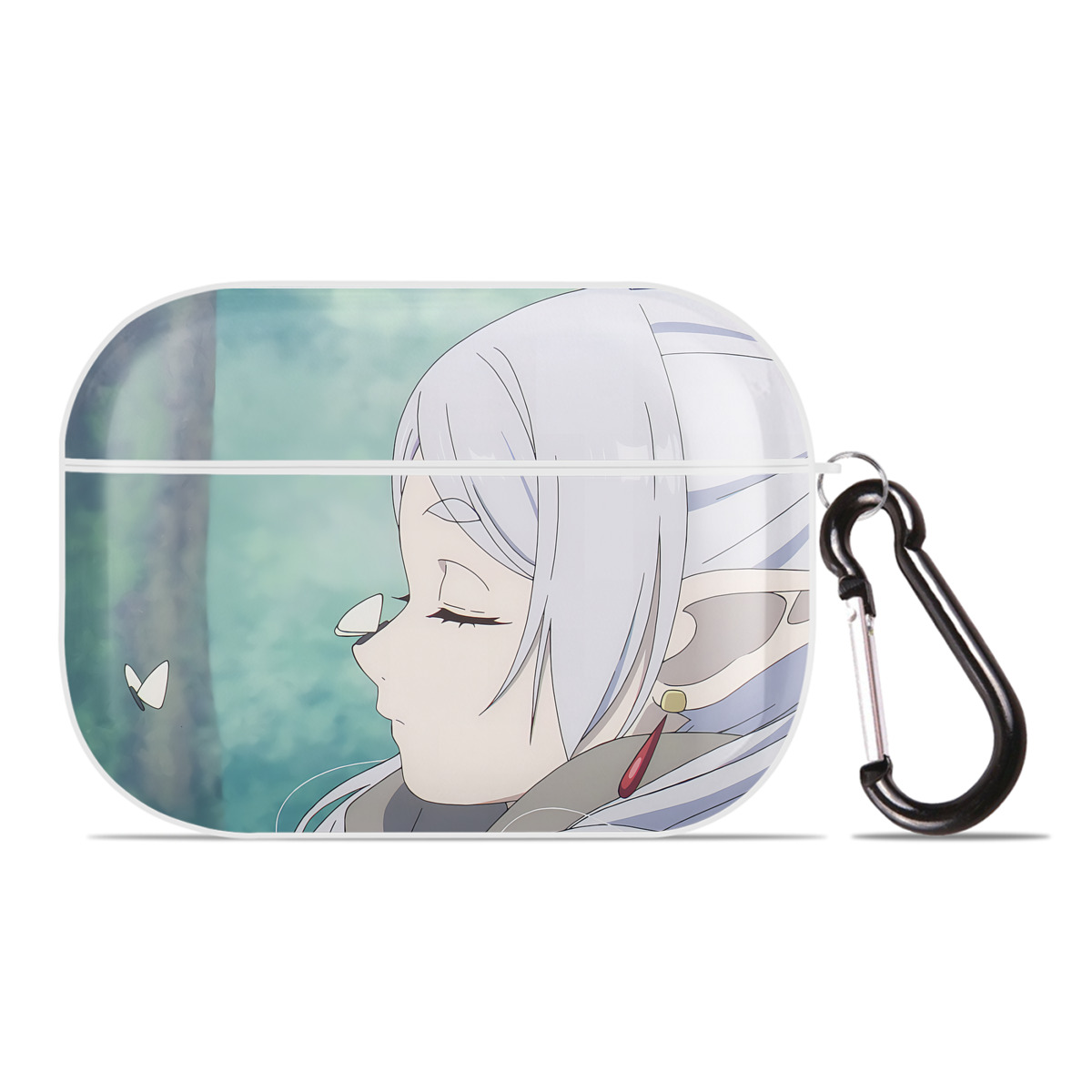 （画像用） 葬送のフリーレン Frieren 【AirPods Pro用】ハードシェル保護ケース 耐衝撃・防指紋・カラビナ付き商品仕様