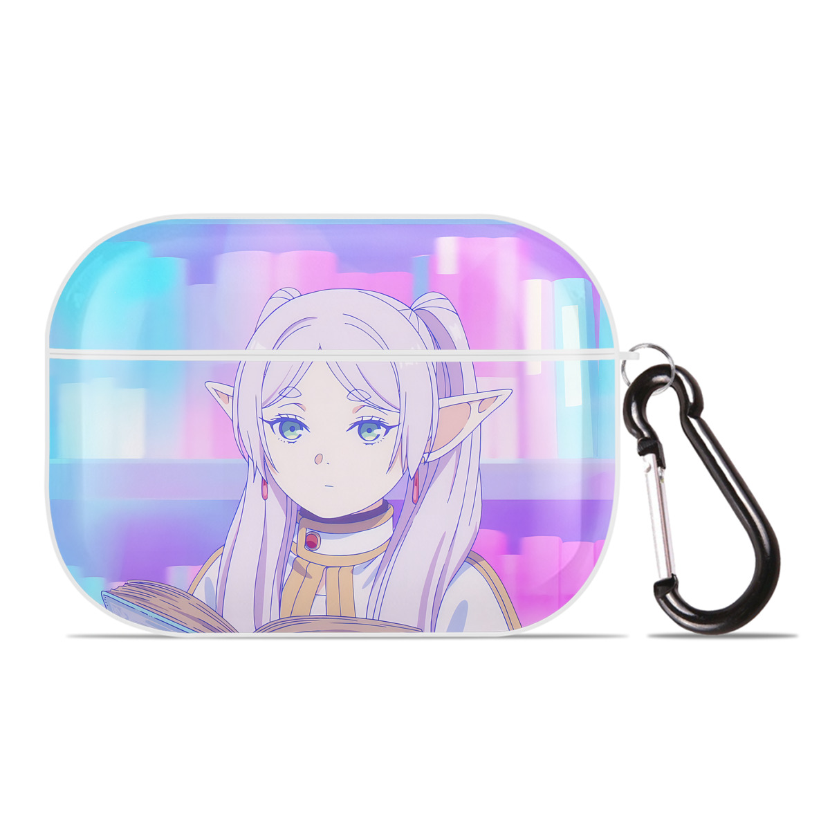 （画像用） 葬送のフリーレン Frieren 【AirPods Pro用】ハードシェル保護ケース 耐衝撃・防指紋・カラビナ付き商品仕様