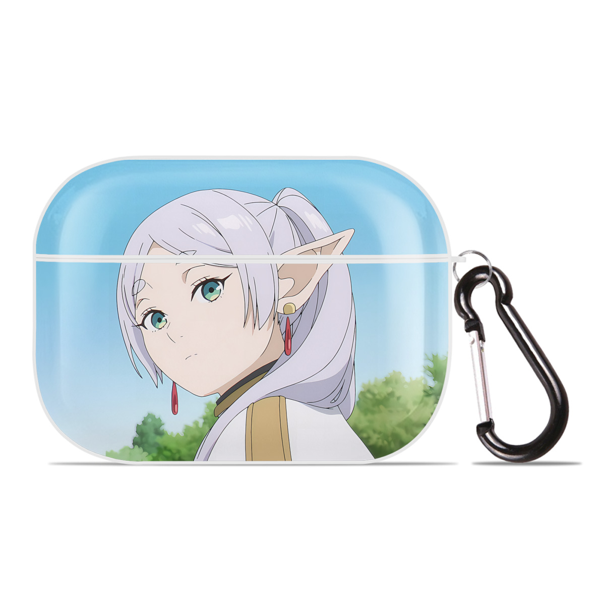 （画像用） 葬送のフリーレン Frieren 【AirPods Pro用】ハードシェル保護ケース 耐衝撃・防指紋・カラビナ付き商品仕様
