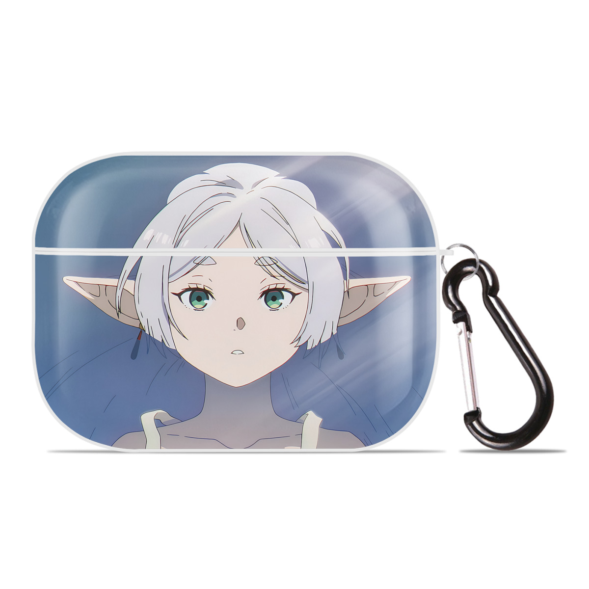 （画像用） 葬送のフリーレン Frieren 【AirPods Pro用】ハードシェル保護ケース 耐衝撃・防指紋・カラビナ付き商品仕様