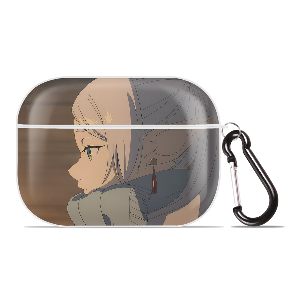 （画像用） 葬送のフリーレン Frieren 【AirPods Pro用】ハードシェル保護ケース 耐衝撃・防指紋・カラビナ付き商品仕様