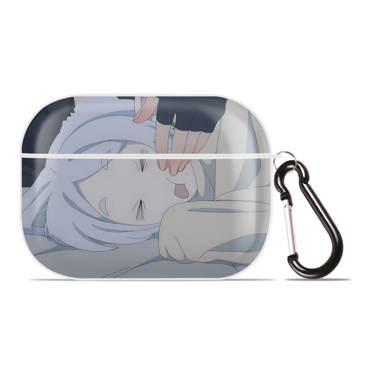 （画像用） 葬送のフリーレン Frieren 【AirPods Pro用】ハードシェル保護ケース 耐衝撃・防指紋・カラビナ付き商品仕様