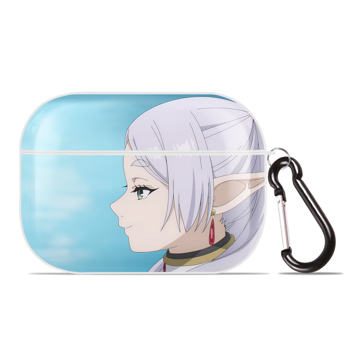 （画像用） 葬送のフリーレン Frieren 【AirPods Pro用】ハードシェル保護ケース 耐衝撃・防指紋・カラビナ付き商品仕様