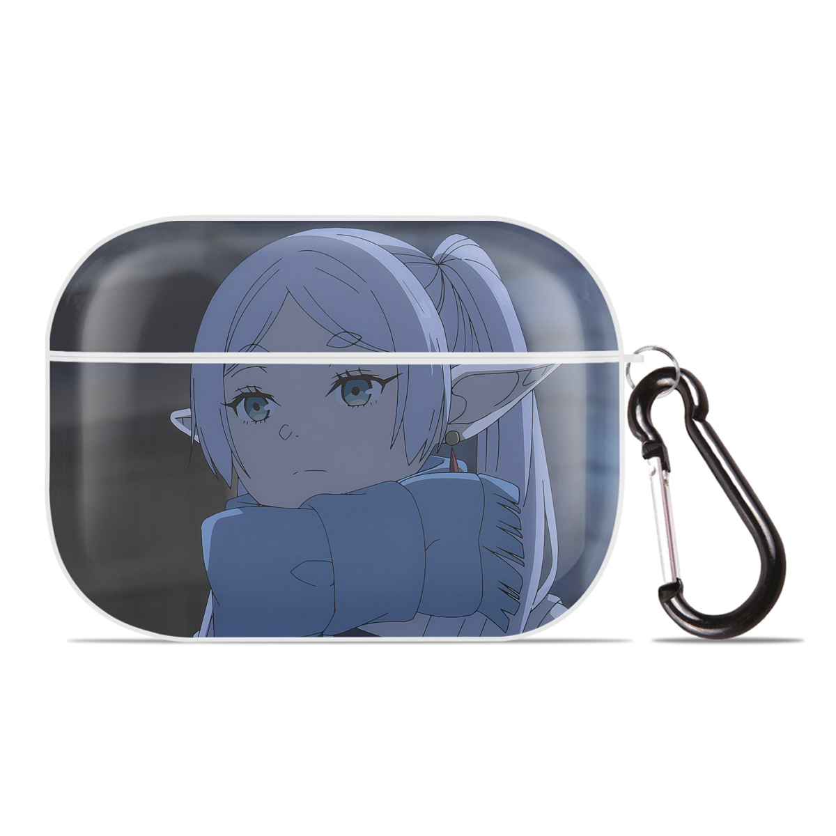 （画像用） 葬送のフリーレン Frieren 【AirPods Pro用】ハードシェル保護ケース 耐衝撃・防指紋・カラビナ付き商品仕様