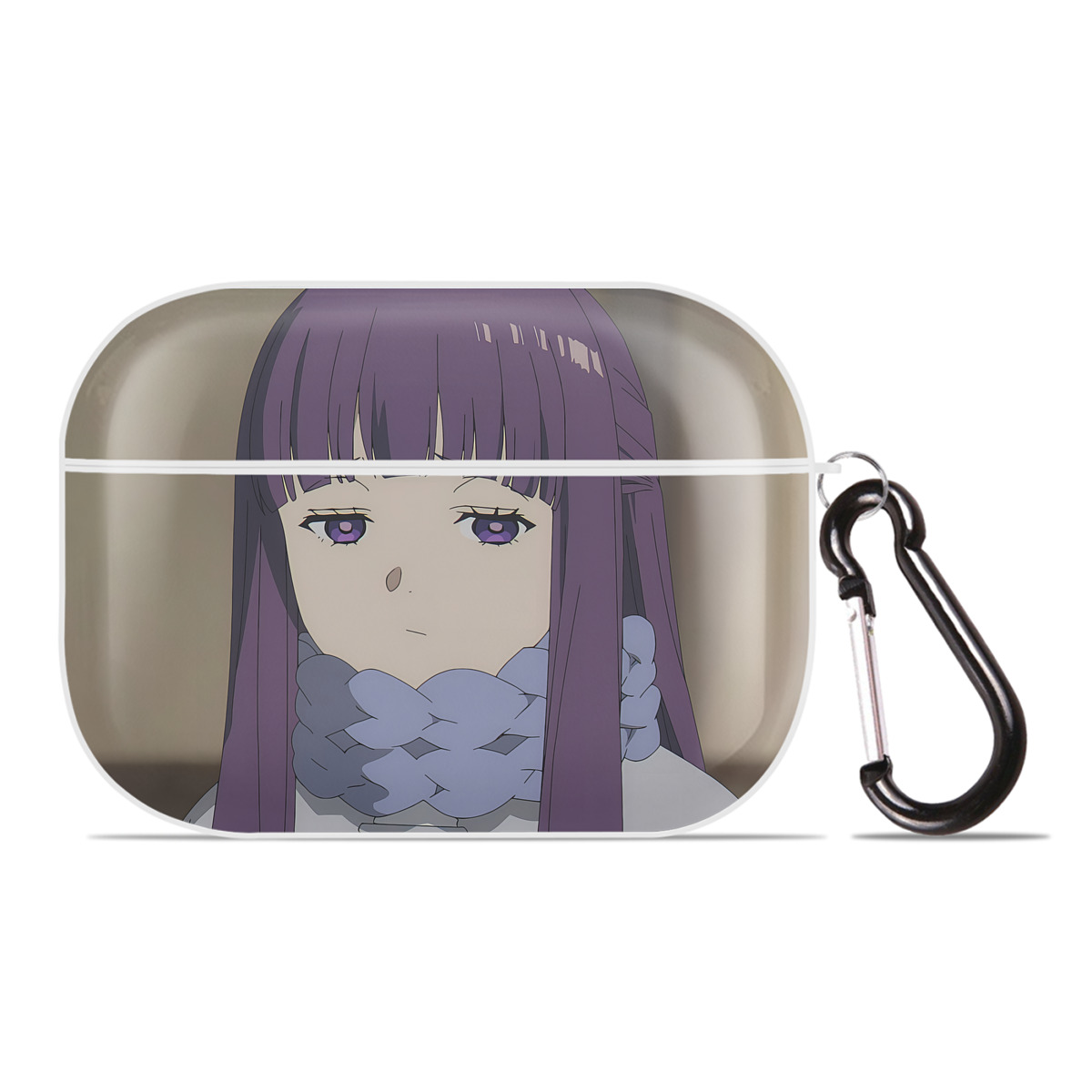 （画像用） 葬送のフリーレン Frieren 【AirPods Pro用】ハードシェル保護ケース 耐衝撃・防指紋・カラビナ付き商品仕様