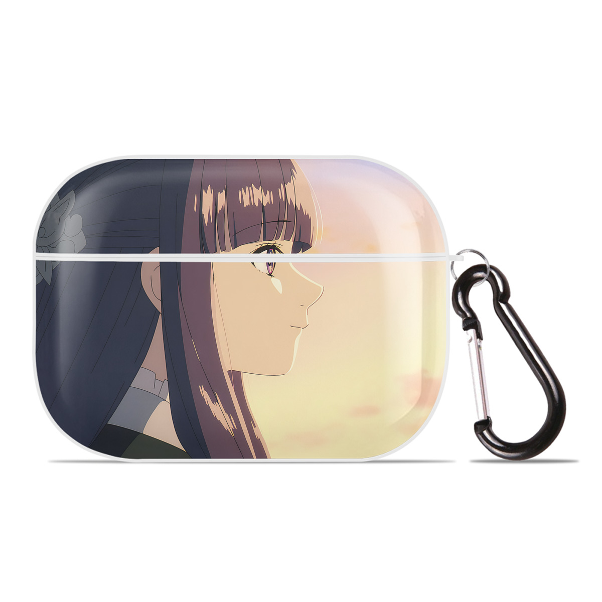 （画像用） 葬送のフリーレン Frieren 【AirPods Pro用】ハードシェル保護ケース 耐衝撃・防指紋・カラビナ付き商品仕様