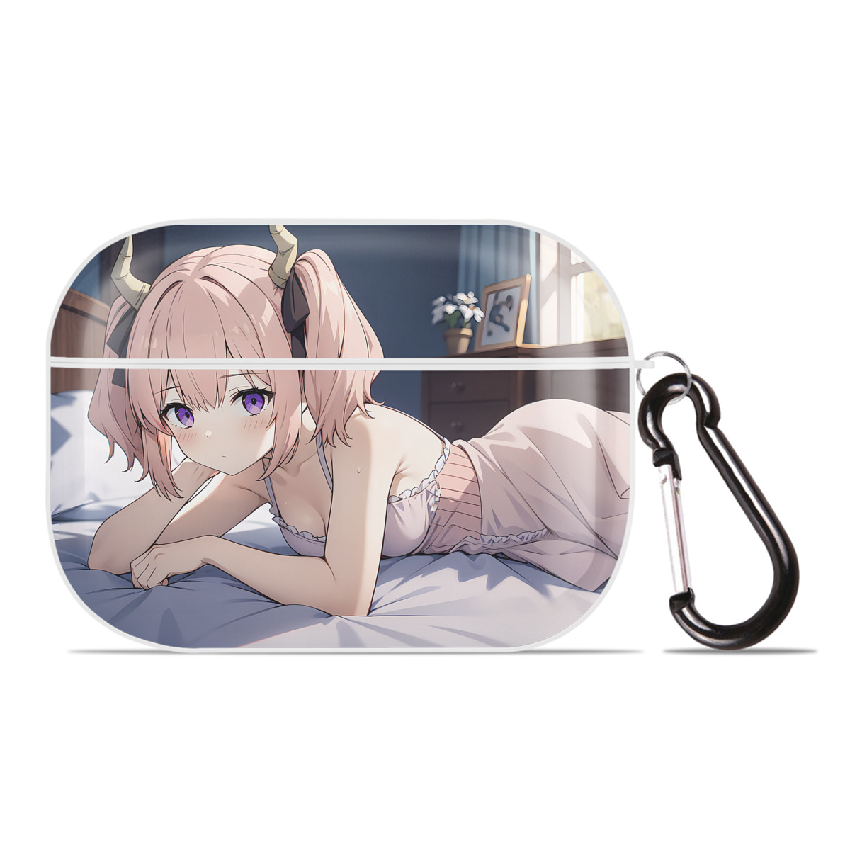 （画像用） 葬送のフリーレン Frieren 【AirPods Pro用】ハードシェル保護ケース 耐衝撃・防指紋・カラビナ付き商品仕様