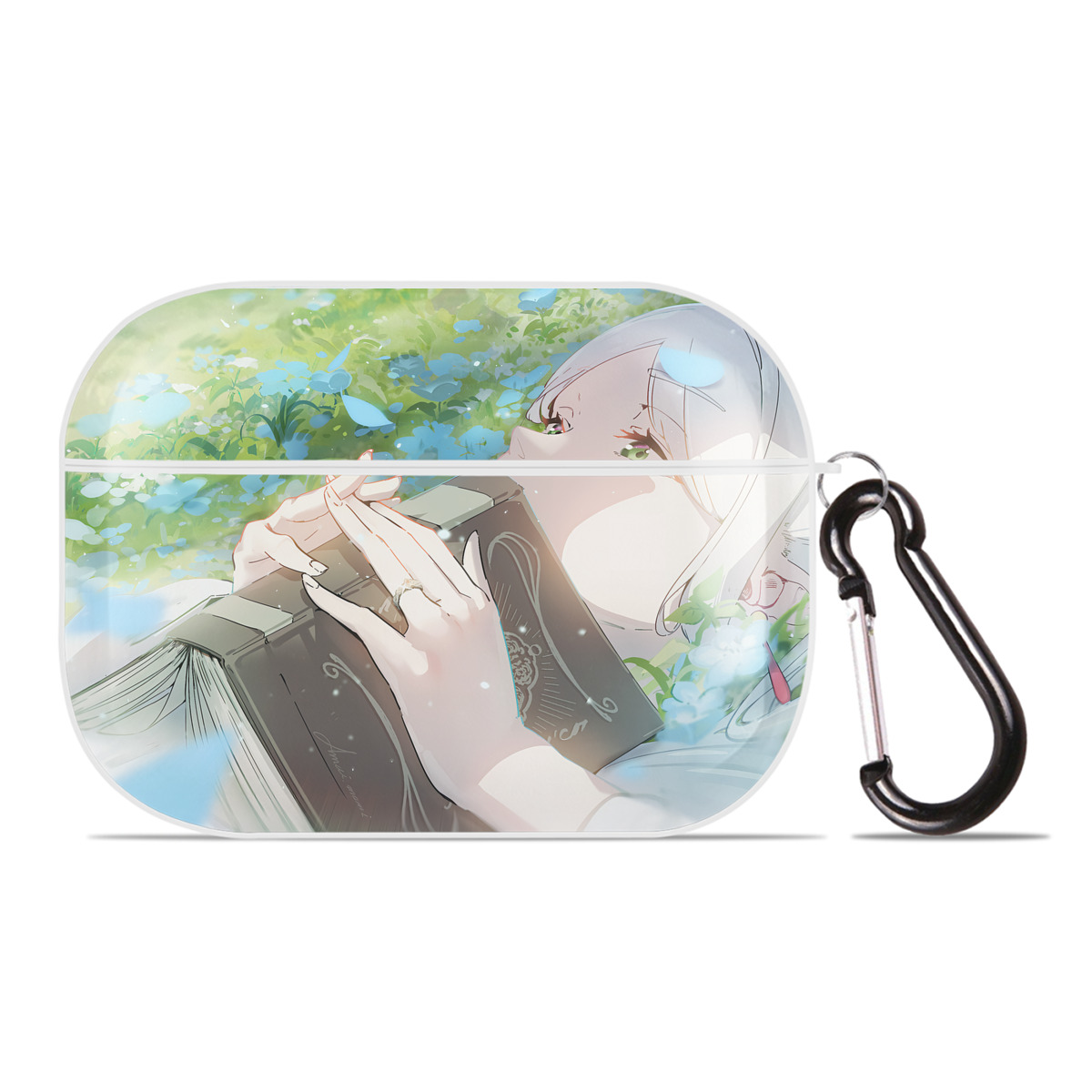 （画像用） 葬送のフリーレン Frieren 【AirPods Pro用】ハードシェル保護ケース 耐衝撃・防指紋・カラビナ付き商品仕様