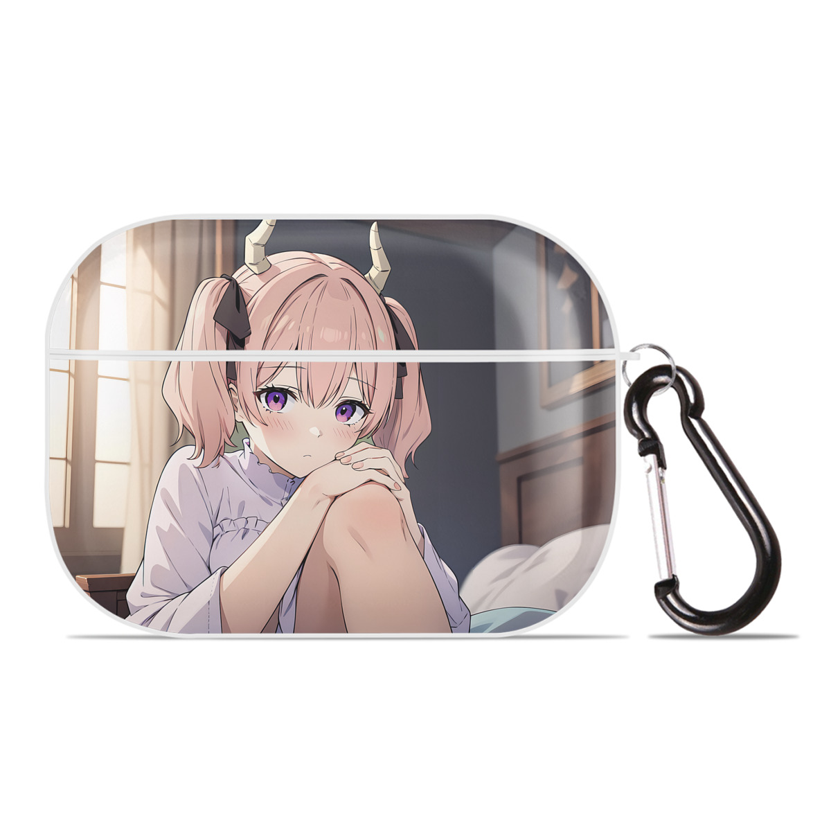 （画像用） 葬送のフリーレン Frieren 【AirPods Pro用】ハードシェル保護ケース 耐衝撃・防指紋・カラビナ付き商品仕様