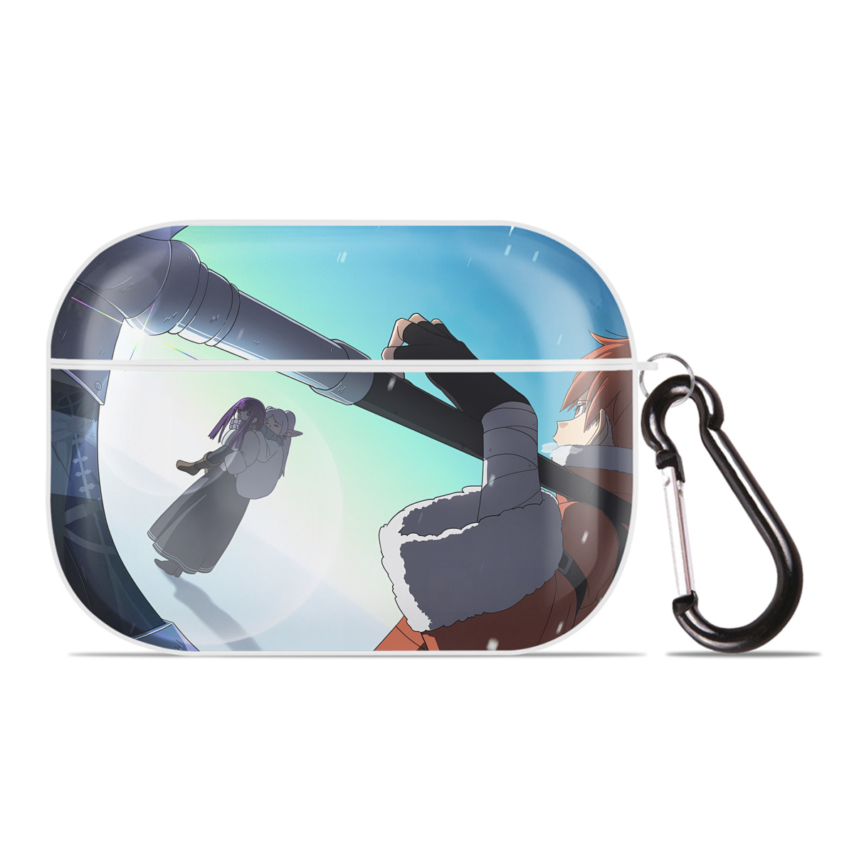 （画像用） 葬送のフリーレン Frieren 【AirPods Pro用】ハードシェル保護ケース 耐衝撃・防指紋・カラビナ付き商品仕様