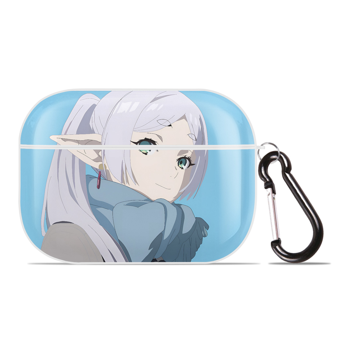 （画像用） 葬送のフリーレン Frieren 【AirPods Pro用】ハードシェル保護ケース 耐衝撃・防指紋・カラビナ付き商品仕様