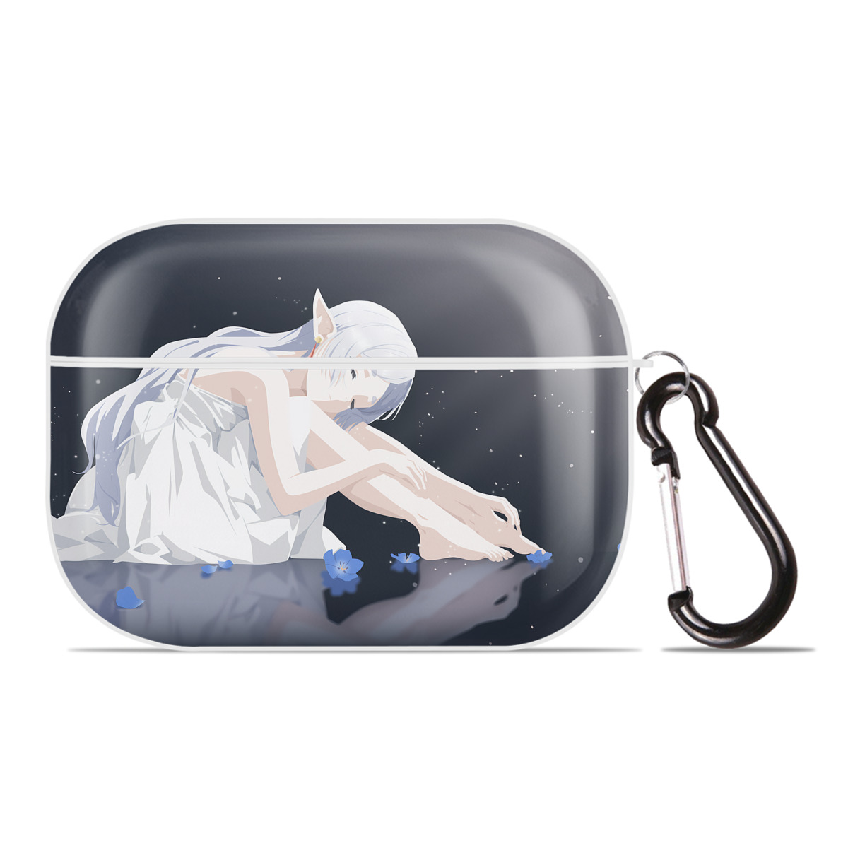 （画像用） 葬送のフリーレン Frieren 【AirPods Pro用】ハードシェル保護ケース 耐衝撃・防指紋・カラビナ付き商品仕様