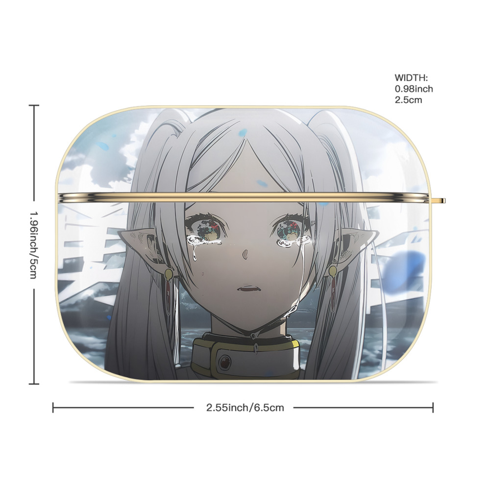 葬送のフリーレン Frieren 【AirPods Pro用】ハードシェル保護ケース｜耐衝撃・防指紋・カラビナ付き商品仕様