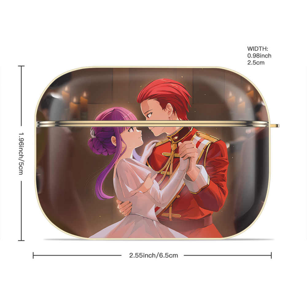 葬送のフリーレン Frieren 【AirPods Pro用】ハードシェル保護ケース｜耐衝撃・防指紋・カラビナ付き商品仕様