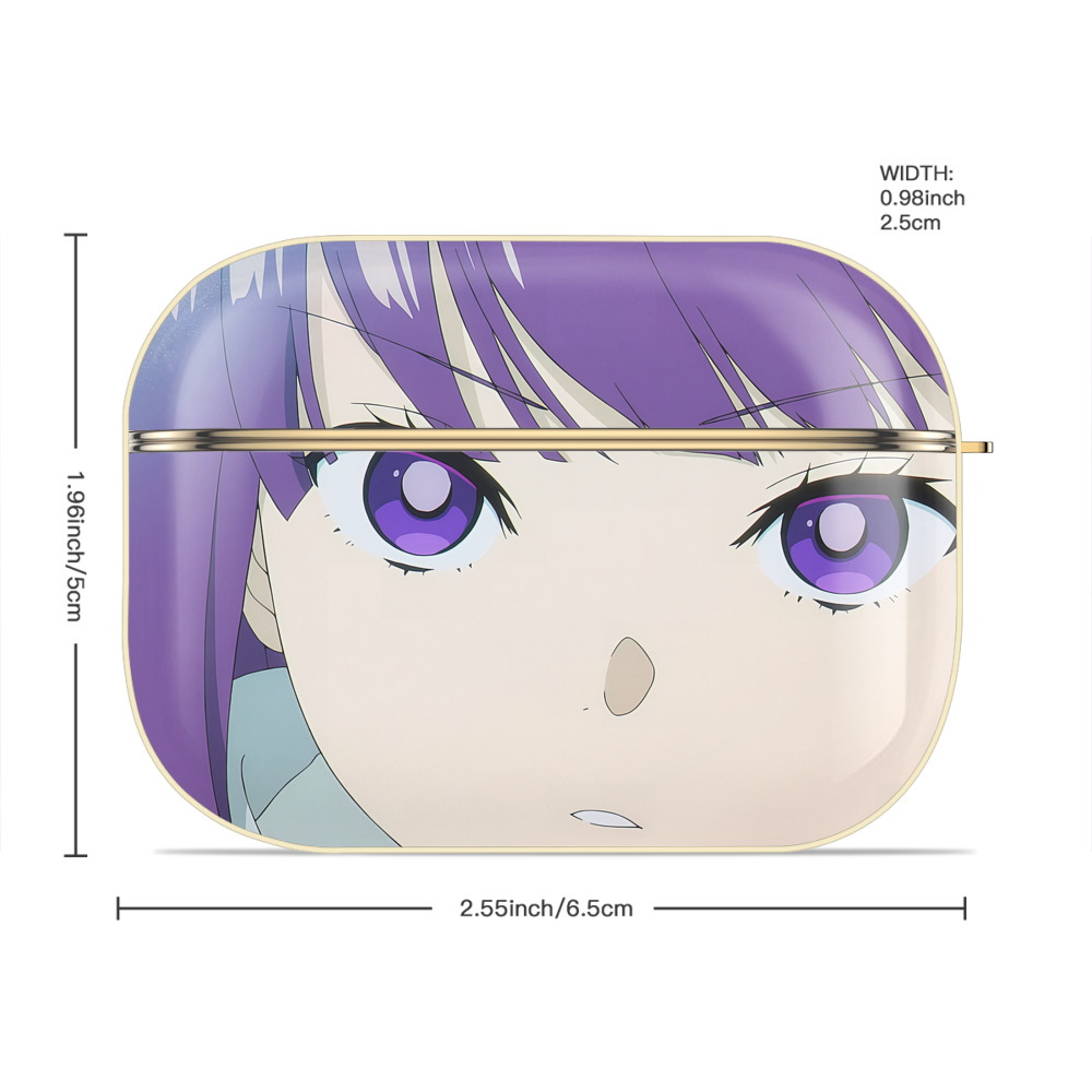 葬送のフリーレン Frieren 【AirPods Pro用】ハードシェル保護ケース｜耐衝撃・防指紋・カラビナ付き商品仕様