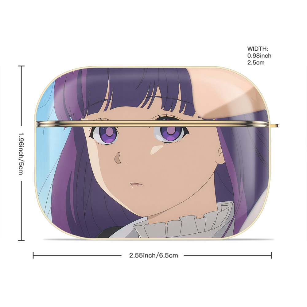 葬送のフリーレン Frieren 【AirPods Pro用】ハードシェル保護ケース｜耐衝撃・防指紋・カラビナ付き商品仕様