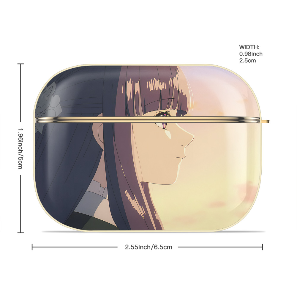 葬送のフリーレン Frieren 【AirPods Pro用】ハードシェル保護ケース｜耐衝撃・防指紋・カラビナ付き商品仕様