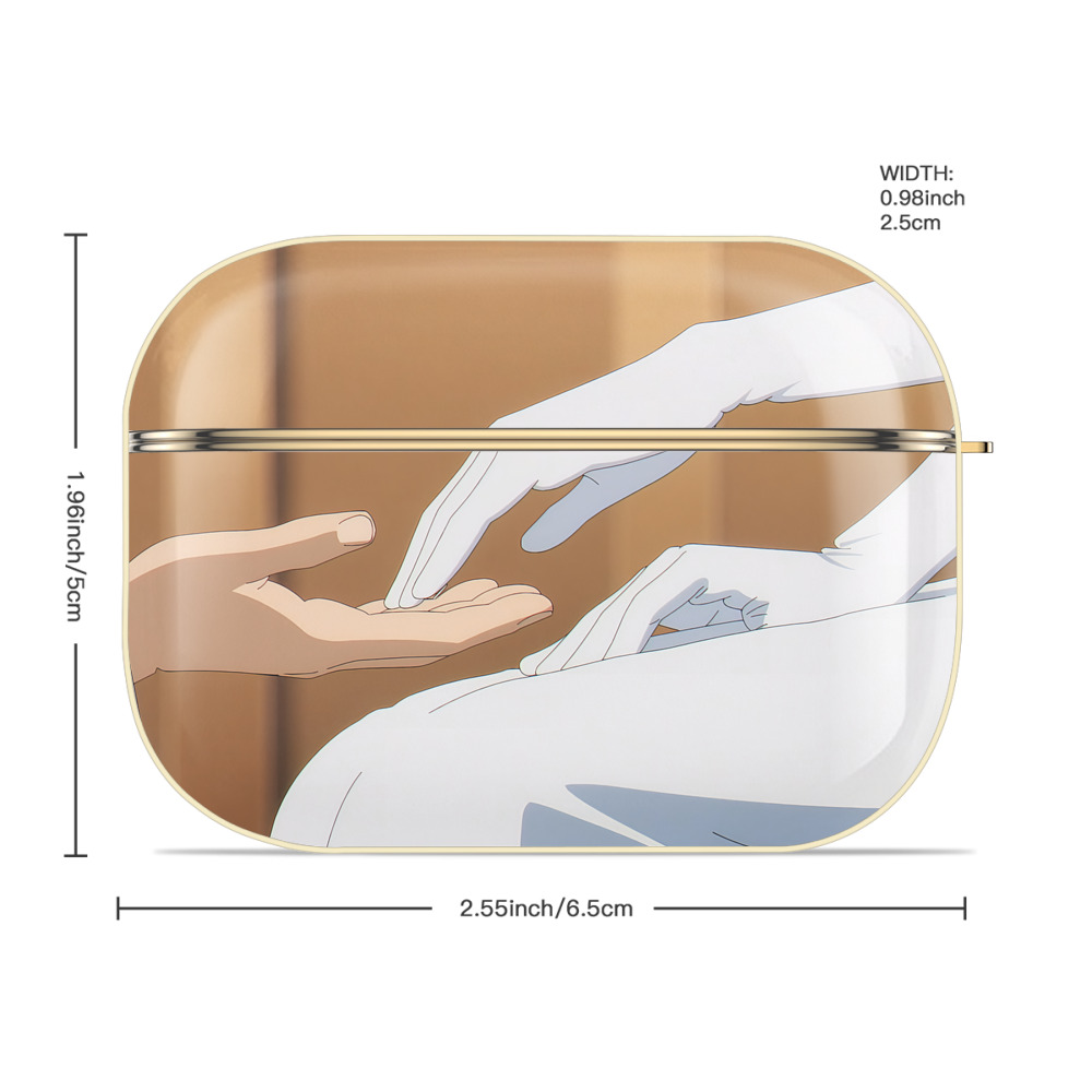 葬送のフリーレン Frieren 【AirPods Pro用】ハードシェル保護ケース｜耐衝撃・防指紋・カラビナ付き商品仕様