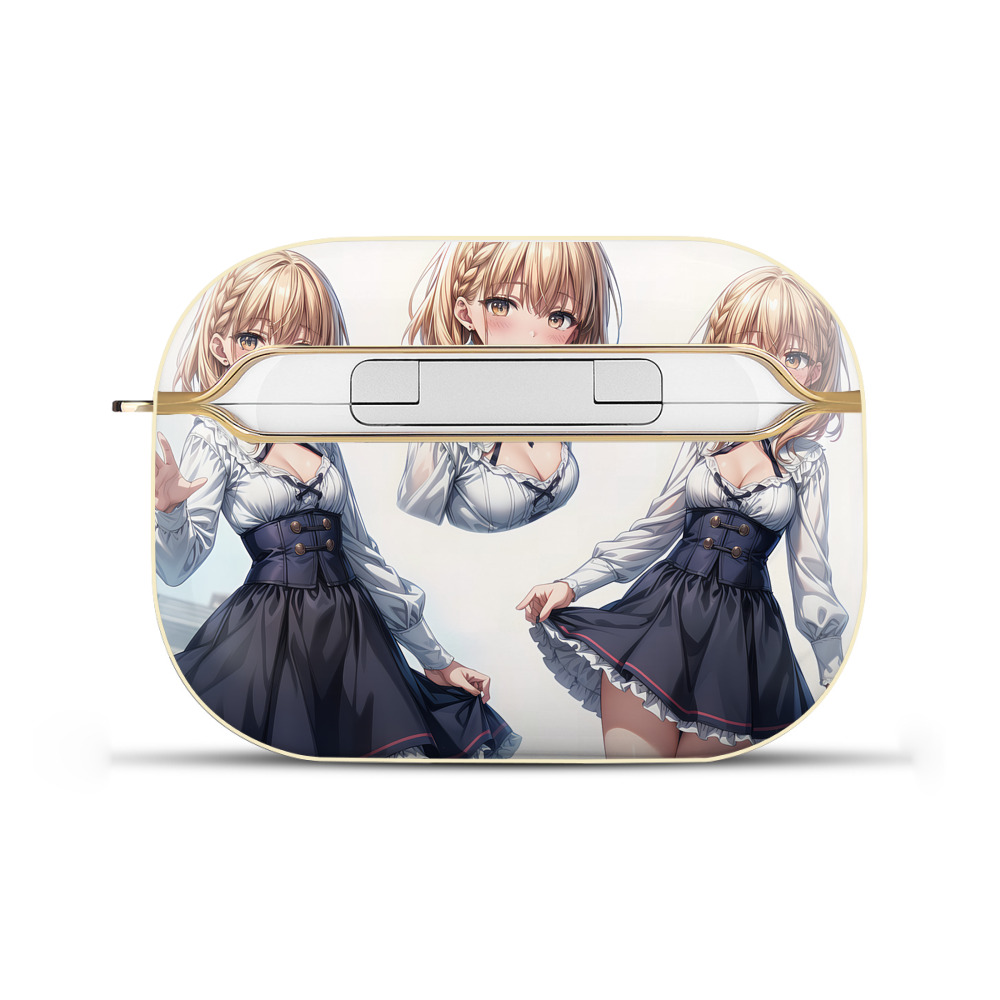 （画像用） 葬送のフリーレン Frieren 【AirPods Pro用】ハードシェル保護ケース｜耐衝撃・防指紋・カラビナ付き商品仕様