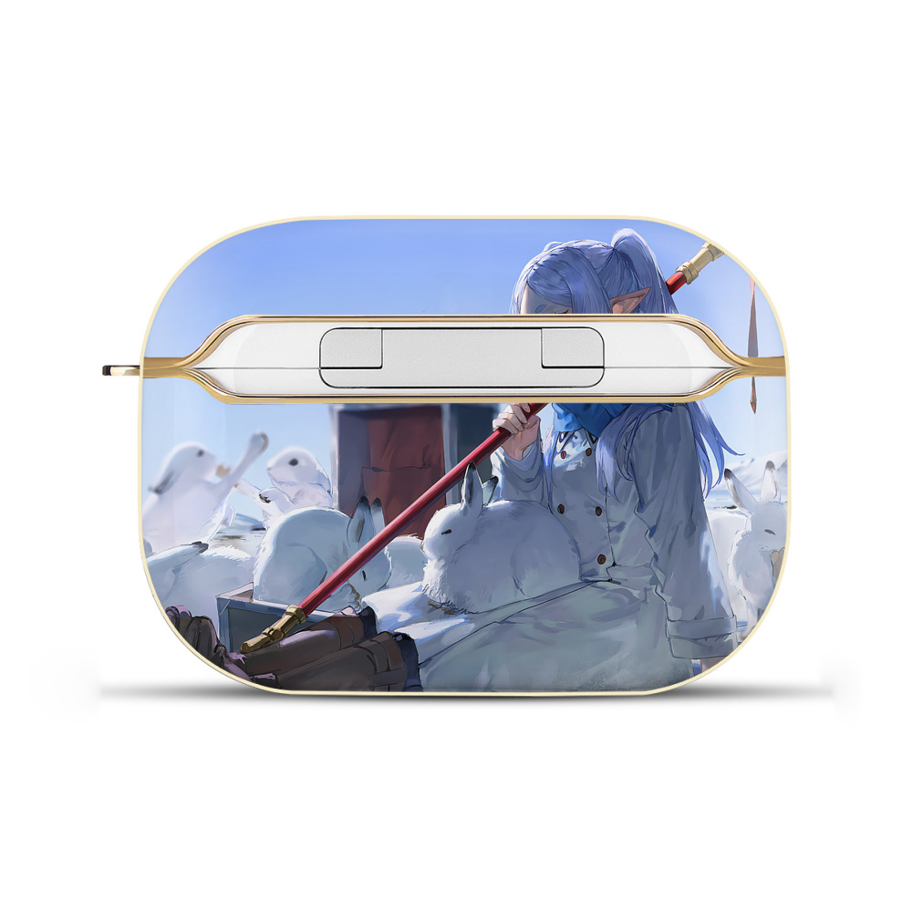 （画像用） 葬送のフリーレン Frieren 【AirPods Pro用】ハードシェル保護ケース｜耐衝撃・防指紋・カラビナ付き商品仕様
