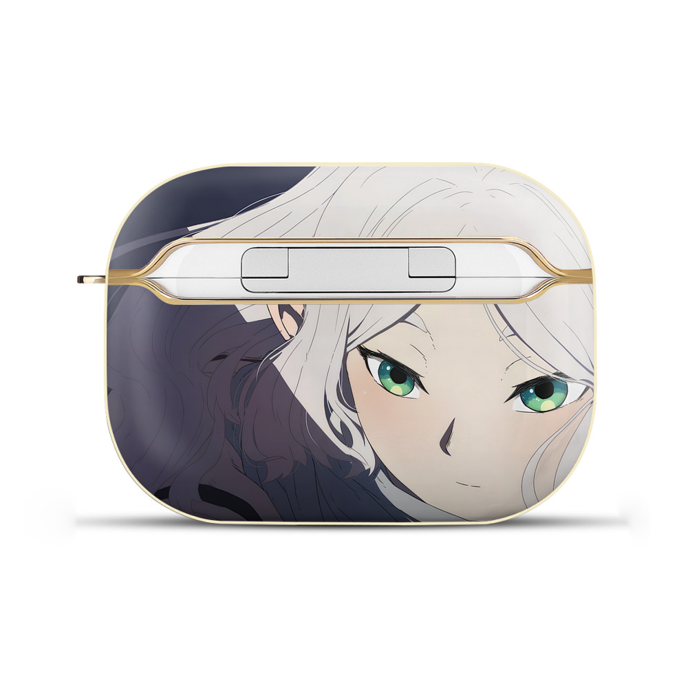 （画像用） 葬送のフリーレン Frieren 【AirPods Pro用】ハードシェル保護ケース｜耐衝撃・防指紋・カラビナ付き商品仕様